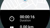Adidas Running app displaying stats for the running session