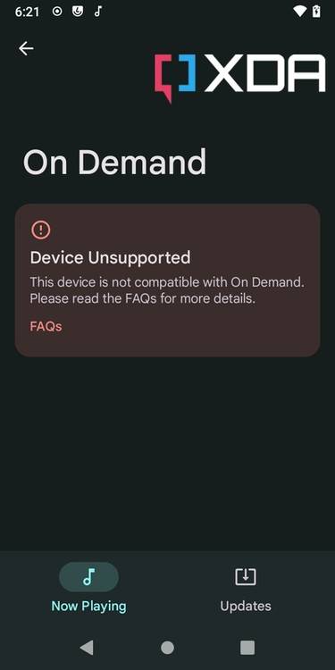 Ambient Music Mod on demand