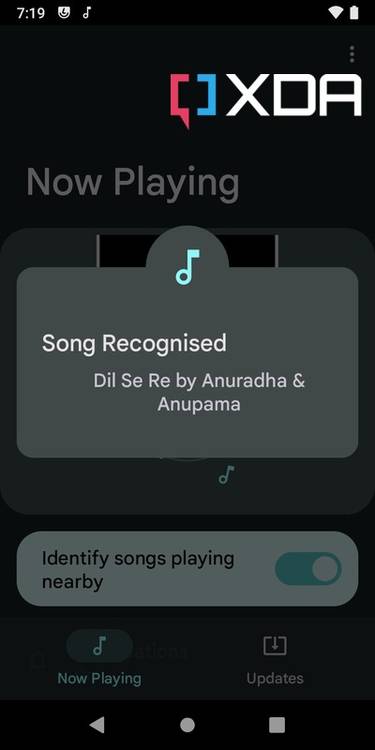 Ambient Music Mod recognition