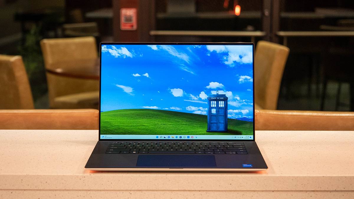 Front view of Dell XPS 15