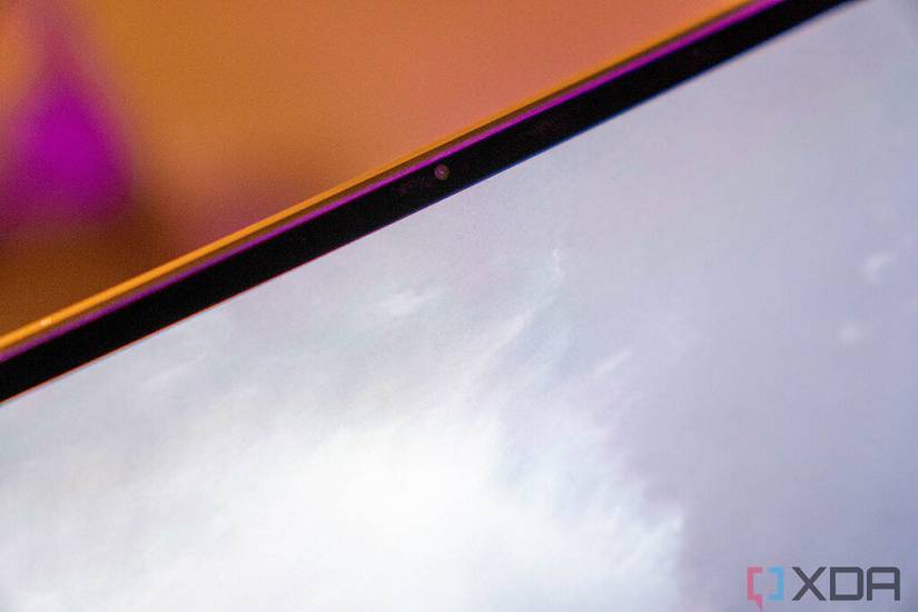 Close up of Dell XPS 15 webcam