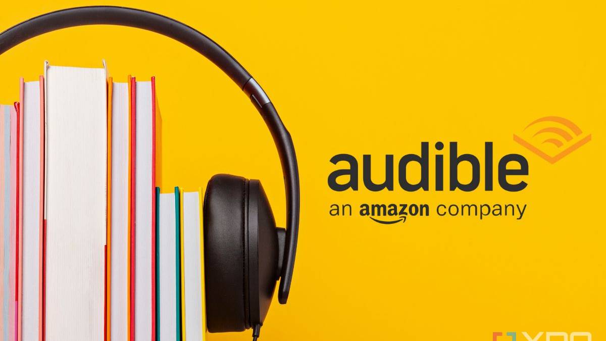 delete audible membership feature image. Headphones over books.