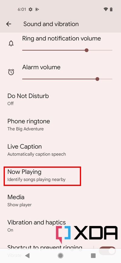 Google Pixel Now Playing