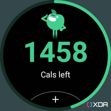 Lifesum app displaying remaining calories