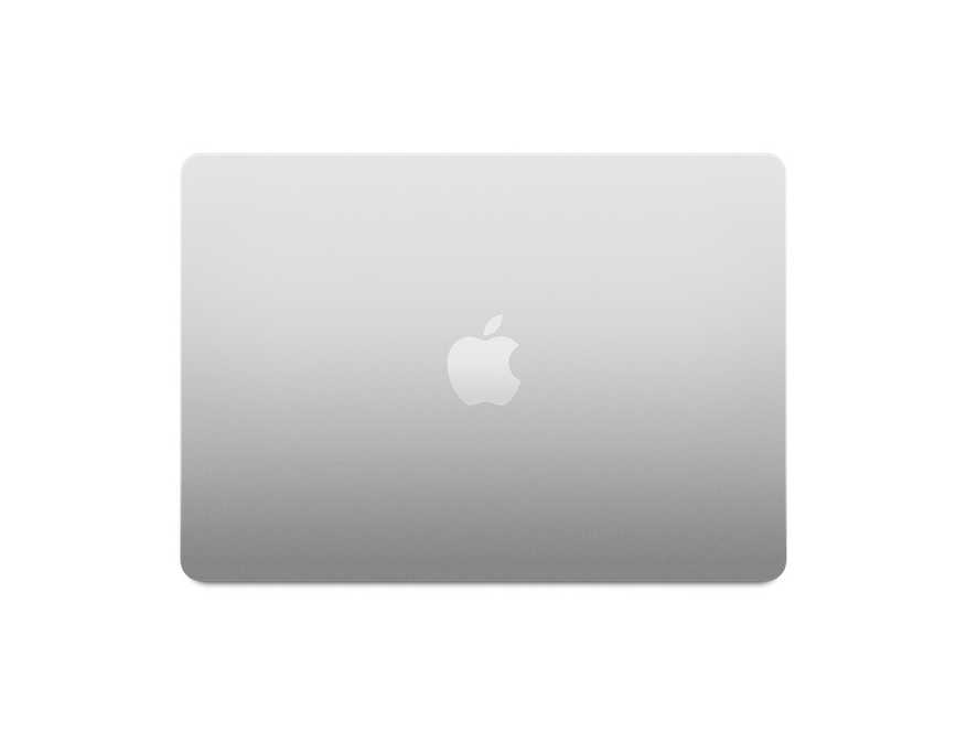 MacBook Air 2022 Silver overhead view with lid closed