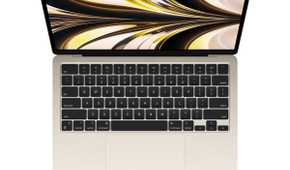 The MacBook Air is an incredibly thin laptop, and with the Apple M2 chip, it's both fast and efficient and it can handle just about any kind of work.