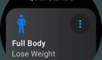 Home screen of the Seven Wear OS app