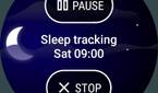 Sleep tracking in progress via Sleep as Android Wear OS