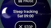 Sleep tracking in progress via Sleep as Android Wear OS