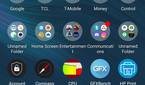 Screenshot of the appl launcher.