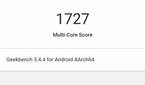 Geekbench scores on the TCL Stylus 5G.