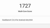 Geekbench scores on the TCL Stylus 5G.