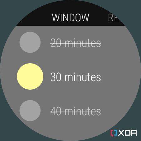 Wake up window setting in Wake Up Well