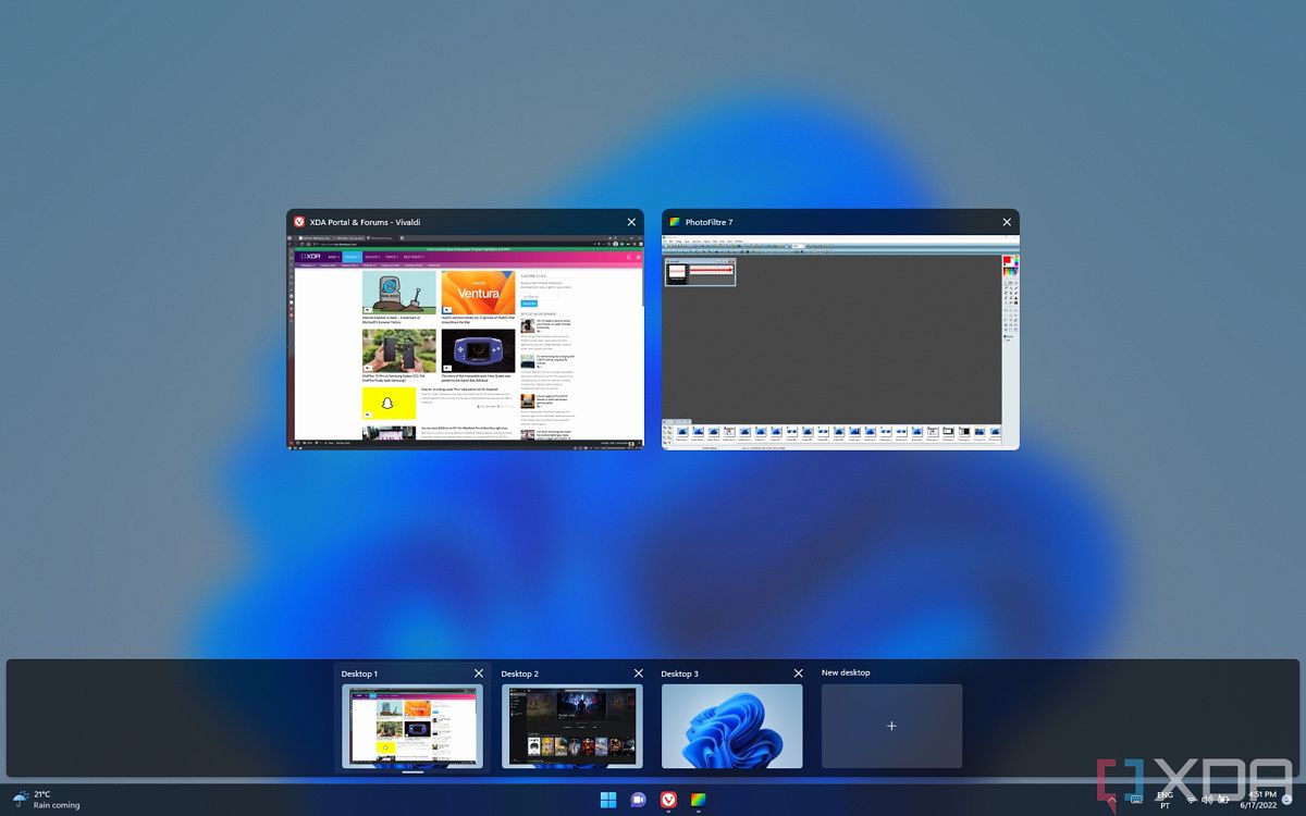 Windows 11 Task view
