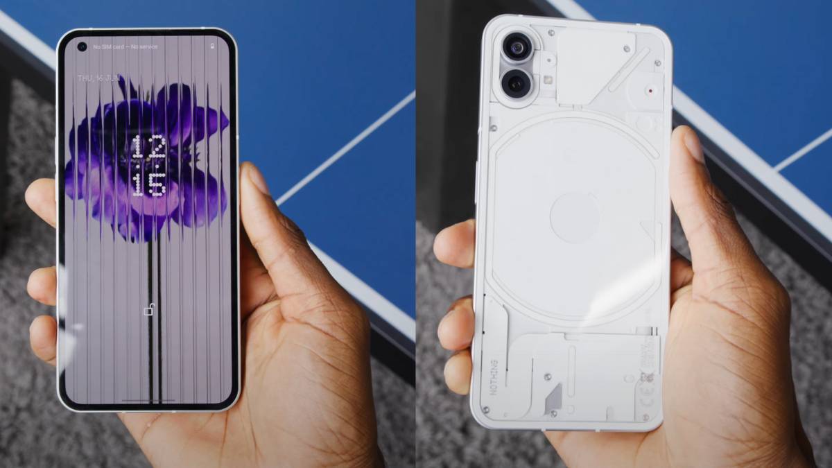 Nothing phone (1) shows off the evolution of the notification LED