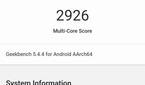 Xiaomi 12 Lite GeekBench score