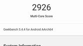 Xiaomi 12 Lite GeekBench score