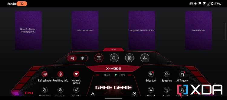 asus rog phone 6 pro game genie