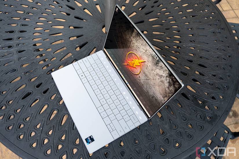 Top down view of Dell XPS 13 Plus