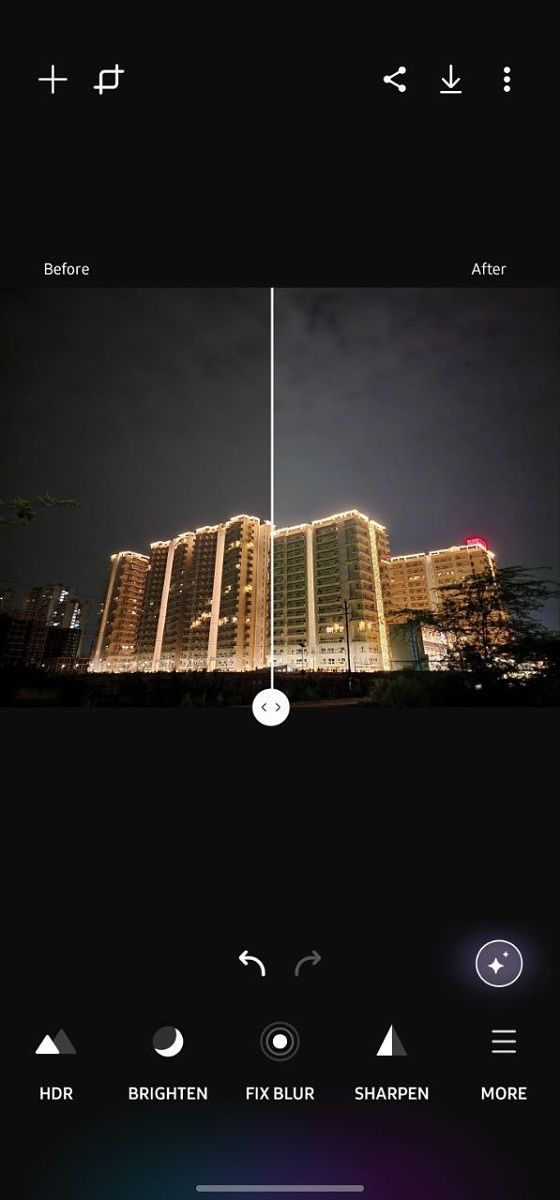 Galaxy Enhance-X homescreen screenshot.