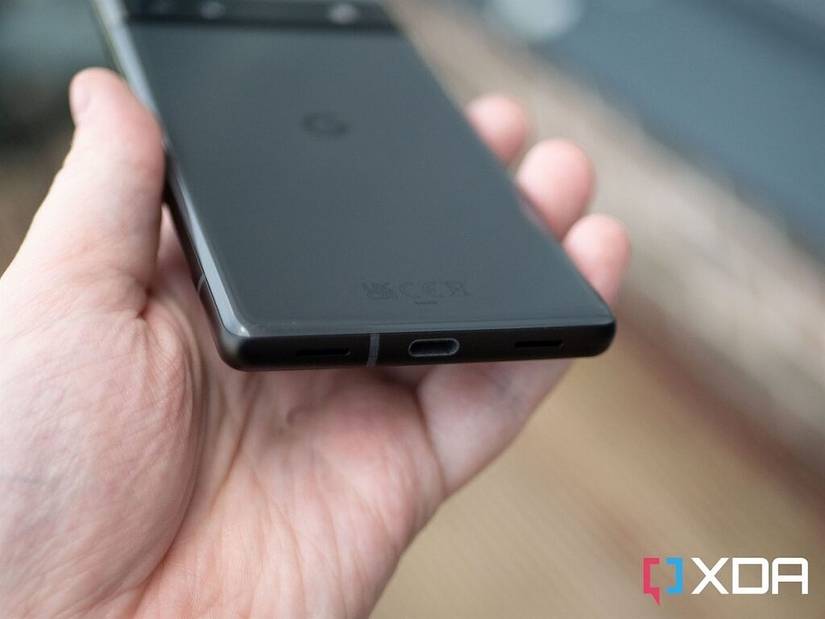 Google Pixel 6a in hand