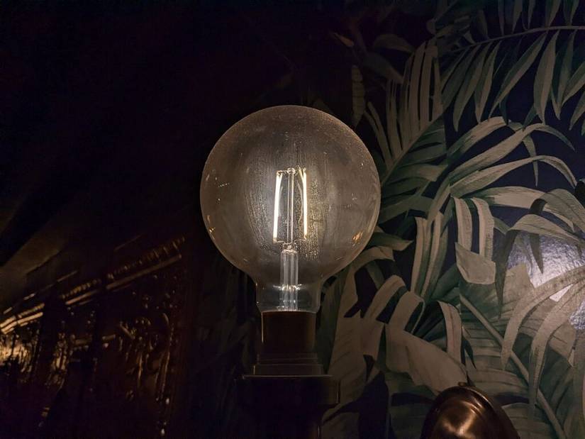 Google Pixel 6a photo of a lightbulb