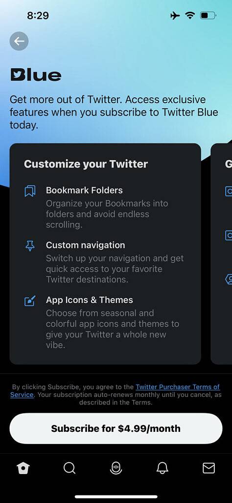 Twitter is increasing its Blue subscription price, effective immediately