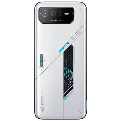 Storm White ROG Phone 6 on white background.