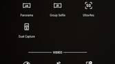 screenshot of the Moto G Stylus camera options.