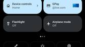 Screenshot of the notification shade.