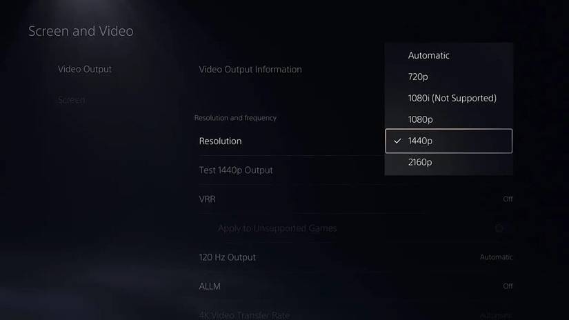 Latest PS5 Beta enables 1440p display output at last