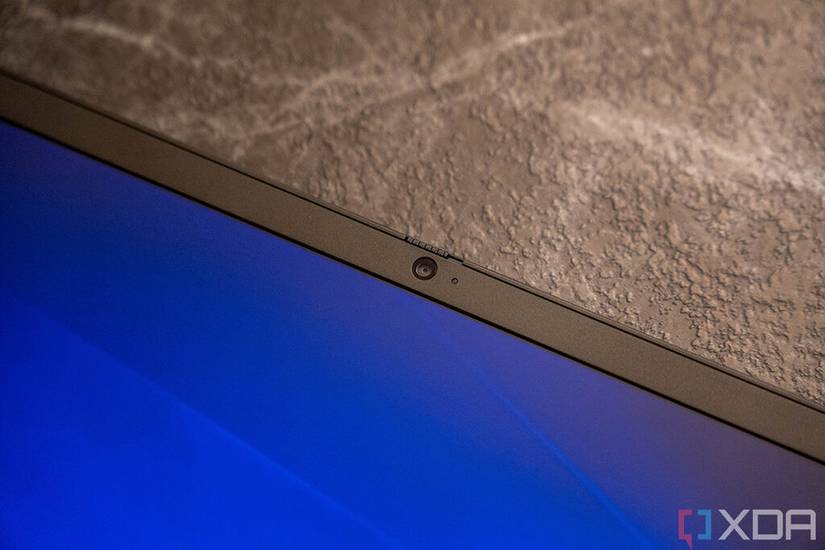 Close up of Dell Latitude webcam