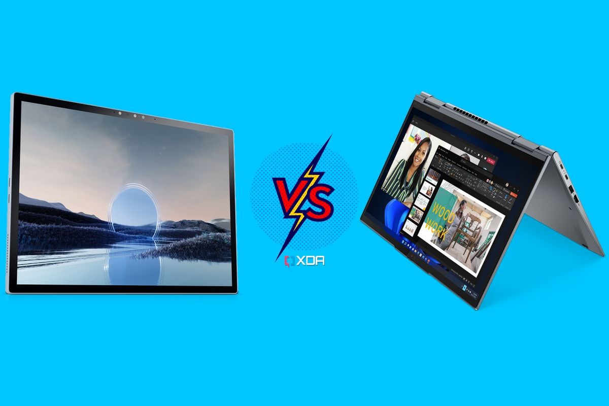 LenovoとDELLのノートPCセット Dell-XPS-13-2-in-1-2022-vs-