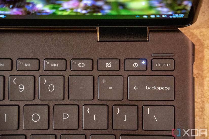 Close up of camera and power keys