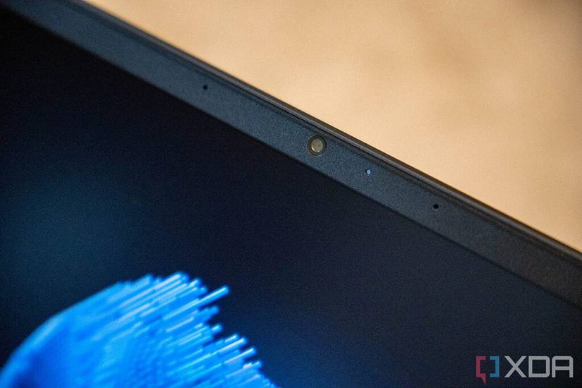 Close up of HP Victus 15 webcam