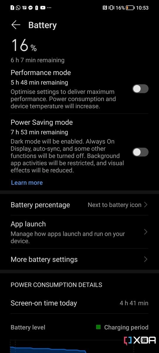 honor 70 battery life