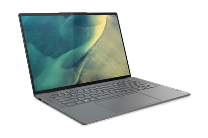 The Lenovo Slim 7 Pro X is a laptop aimed at content creators, with powerful AMD processors and a sleek chassis.