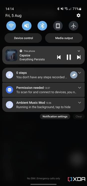 Notifications in One UI 5.0