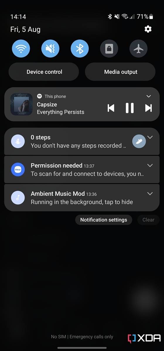 Notifications in One UI 5.0