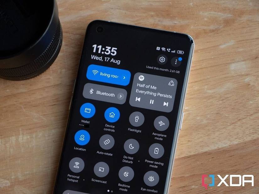 ColorOS 13 quick toggles