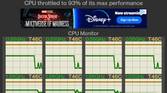 CPU Throttling Test limited