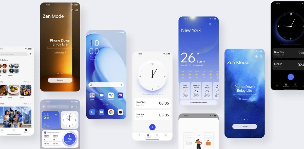 OxygenOS 13 UI components featured