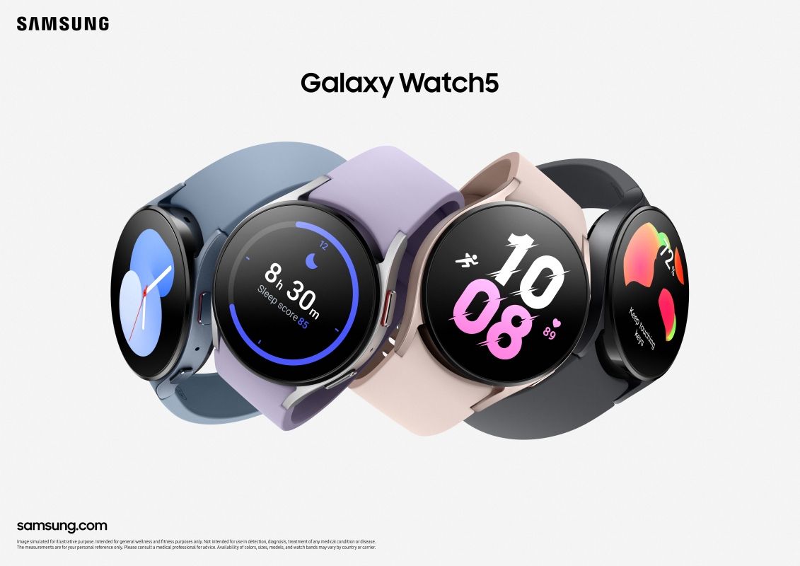 What colors does the Samsung Galaxy Watch 5 series come in?