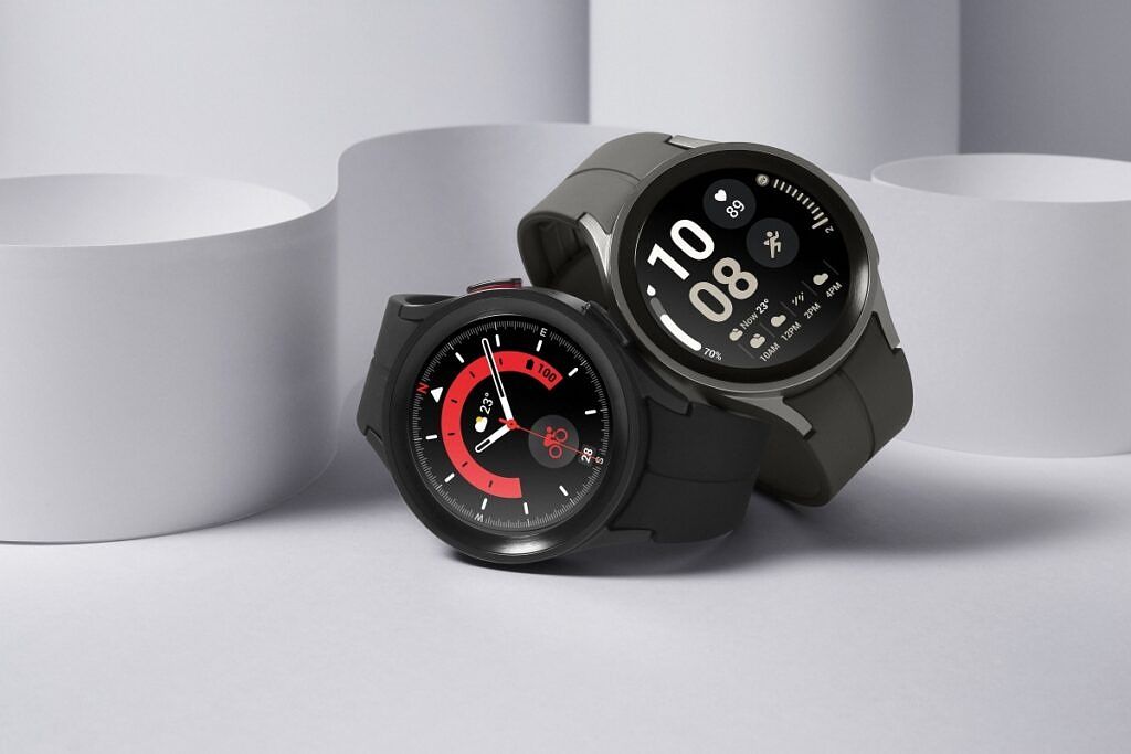 SAMSUNG - オマケ多数 SAMSUNG GALAXY WATCH5 PRO ブラックチタン Samsung Galaxy Watch5 Pro 45mm, Bluetooth, Smartwatch