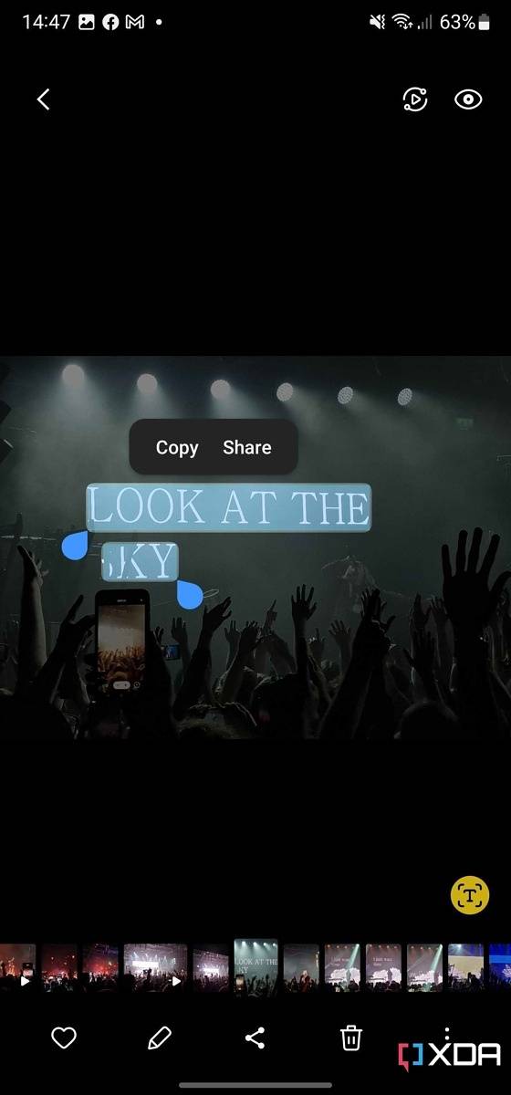Recognize text that says