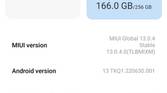 Screenshot of About phone section on a Xiaomi 12 Pro with Android 13 installed.