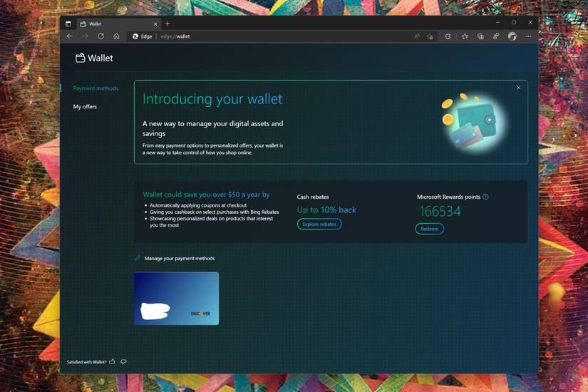 Microsoft Wallet Sign In Microsoft Edge is testing a Wallet feature with some people