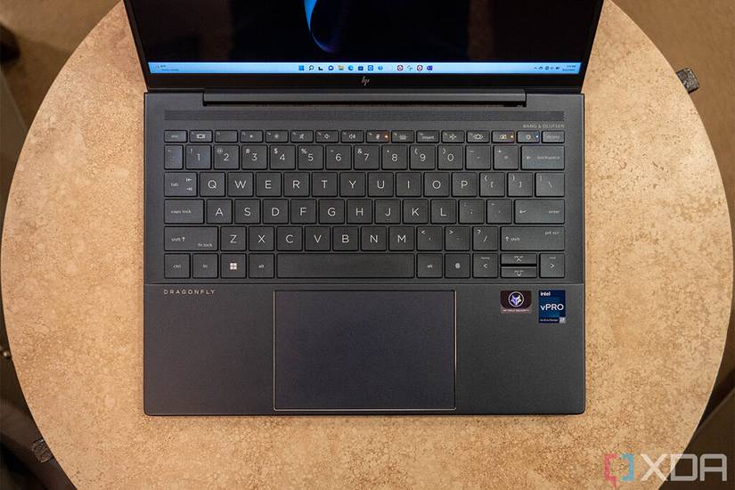 Top down view of Elite Dragonfly keyboard