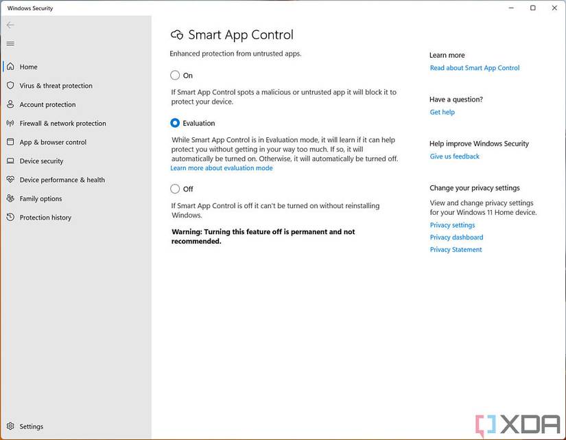 How to use Smart App Control in Windows 11