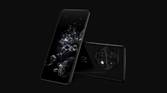 Leaked render of the OnePlus 11 Pro showcasing the device's front and back on black background.